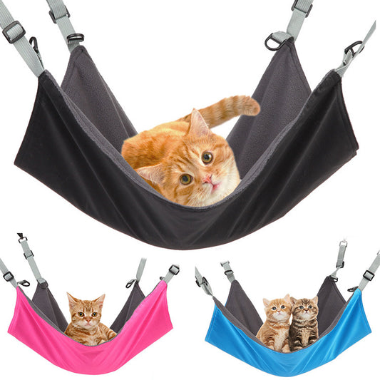 Hamaca Colgante para Gatos y Perros - Todo Clima con Nylon Impermeable
