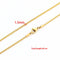 Mens Stylish Stainless Steel Snake Chain Necklace Dorado