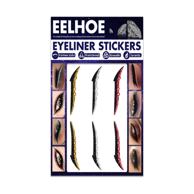 Delineador Adhesivo Diamantado Impermeable - Pegatinas de Eyeliner Gato Sexy para Maquillaje - Image 3