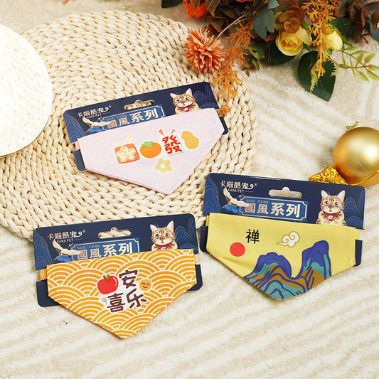 Pañoleta Triangular Ajustable para Mascotas - Accesorios Decorativos - Image 2