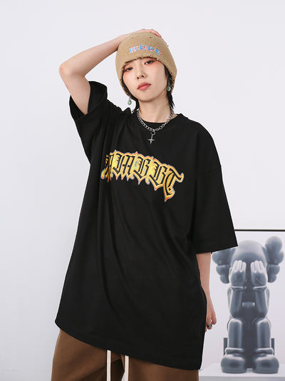 Camiseta Retro de Algodón Estampada para Mujer - Estilo Americano Clásico - Image 17