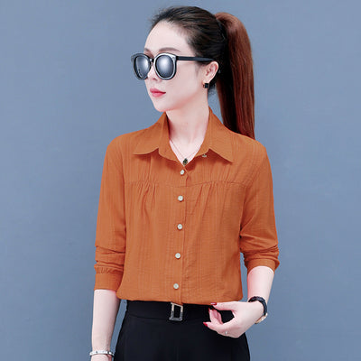 Blusa Casual de Manga Larga para Mamás Modernas - Image 19