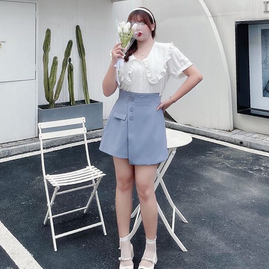 Traje Culotte Cintura Alta Línea A con Tecnología Anti-reflejo - Image 11
