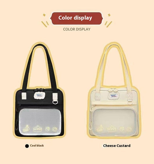 Bolsa Escolar de Gran Capacidad Estilo Japonés Minimalista para Estudiantes - Image 11
