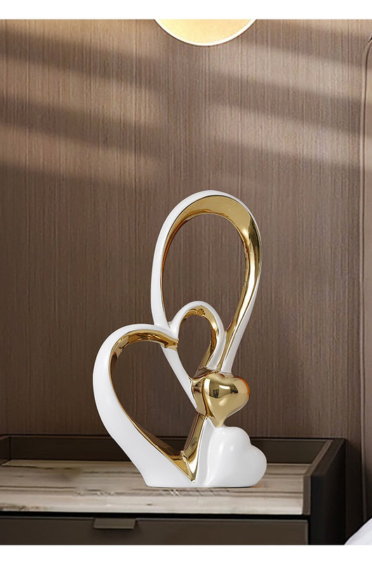 Adorno Decorativo de Corazón para Parejas - Ornamento de Lujo para Bodas y Hogar - Image 14