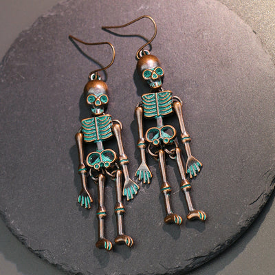 Aretes Calavera Grandes Estilo Europeo Americano para Discoteca - Image 12