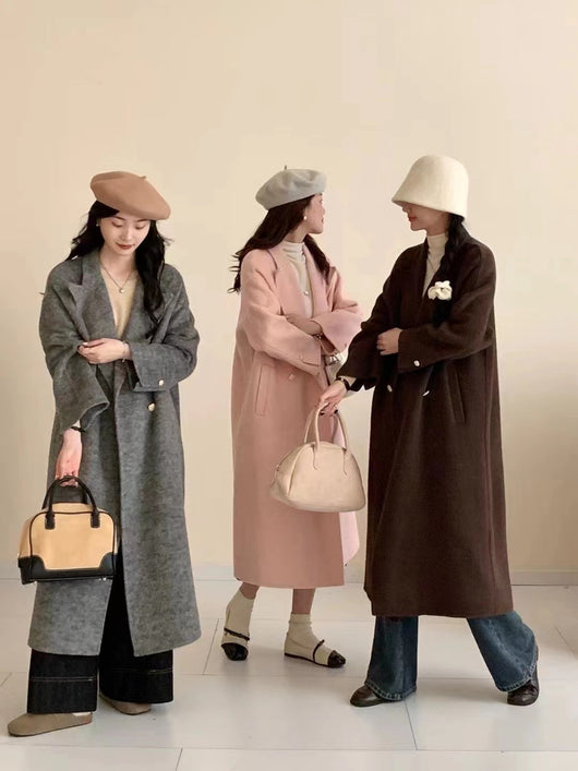 Abrigo de Lana Oversize Tipo Blazer Largo - Image 11