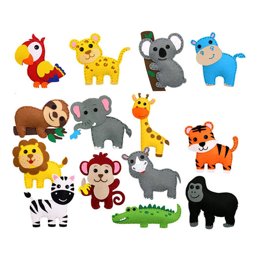 Kit de Costura Educativa para Niños - Mascotas en Fieltro DIY - Image 9