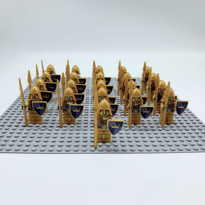 Set de 21 Bloques de Construcción Caballeros Dorados para Niños - Image 10
