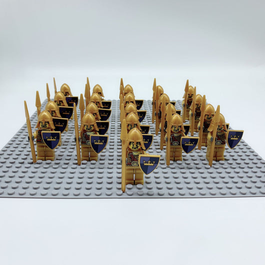Set de 21 Bloques de Construcción Caballeros Dorados para Niños - Image 10