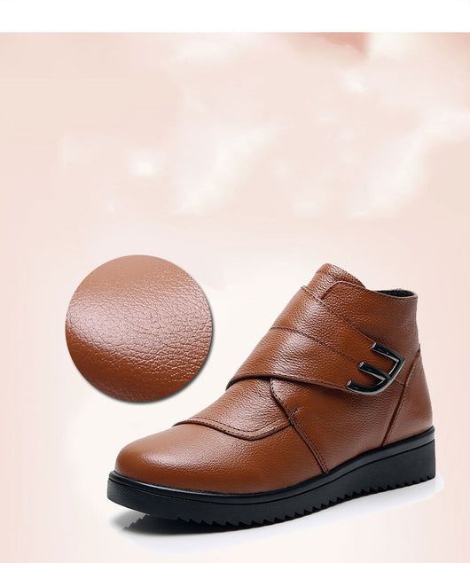Botas Martin Casuales de Cuero y Suela Blanda para Mujer - Image 6