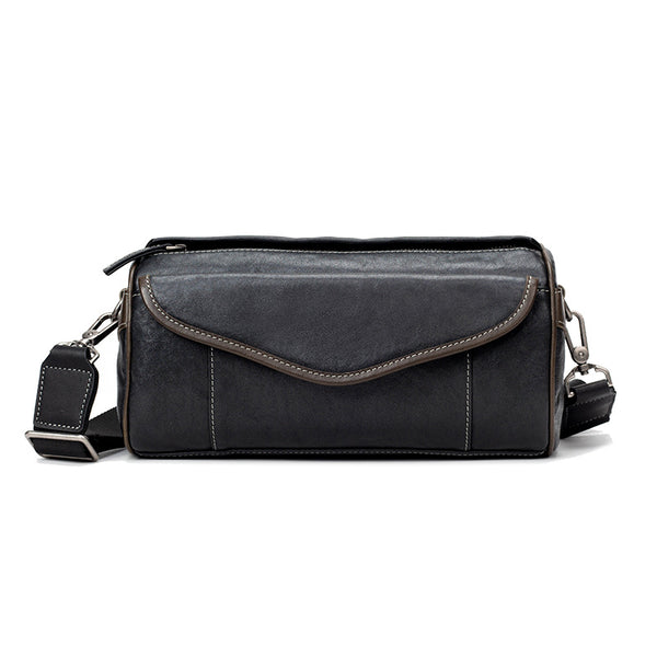Bolsa Crossbody de Cuero Curtido al Vegetal para Hombre - Estilo Vintage - Image 6