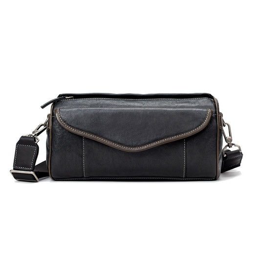 Bolsa Crossbody de Cuero Curtido al Vegetal para Hombre - Estilo Vintage - Image 6