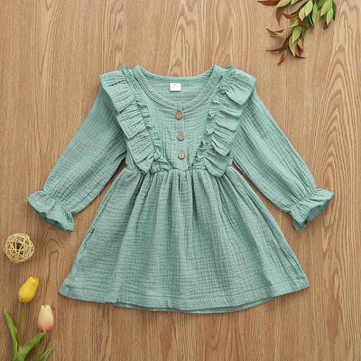 Vestido de Algodón para Niña: Estilo y Comodidad para Jugar - Image 13