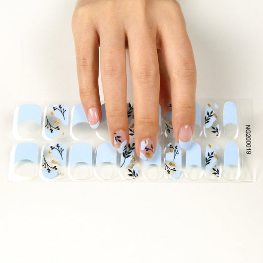 Adhesivos de Uñas Semipermanentes Coreanos con Base de Pegamento - Image 29