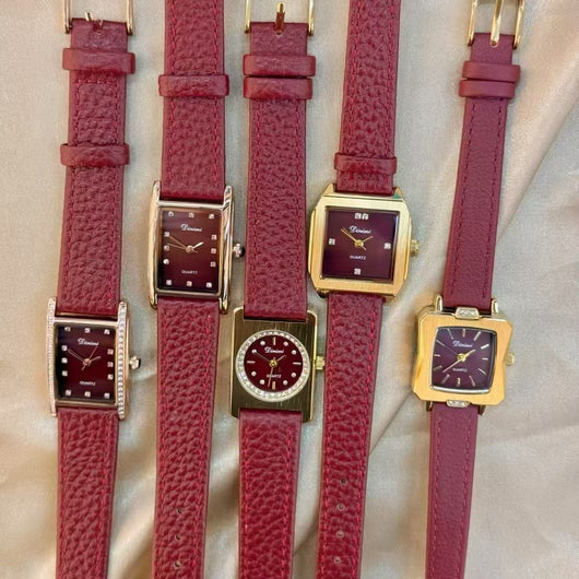 Reloj Elegante Alloy Ankela Rojo para Mujer - Image 2