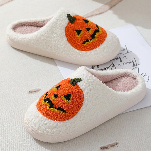 Pantuflas Cálidas Calabaza Halloween para Parejas - Zapatos de Casa Cómodos Hombre y Mujer - Image 12