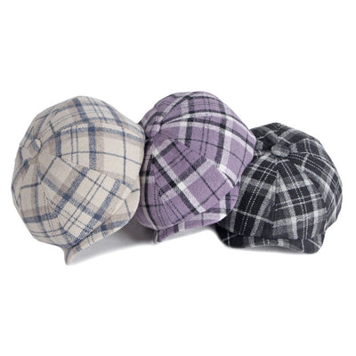 Sombrero Octagonal a Cuadros para Mujer - Image 11