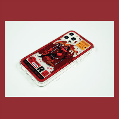 Funda Transparente para Teléfono Ángel Meteoro Calavera - Image 3