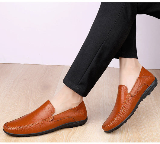 Zapatos de Cuero Gamuza para Hombre - Estilo Ejecutivo Casual - Image 21