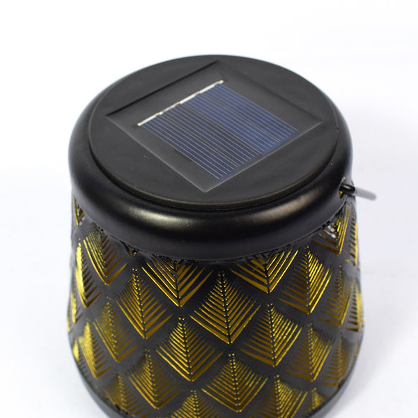 Farol Solar de Hierro Forjado Hueco
