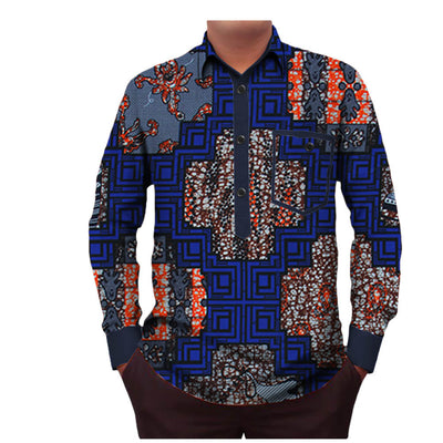Playera de Algodón con Estampado Batik para Hombre - Image 5