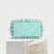 Clutch Marmolado con Perlas Grandes y Pequeñas
