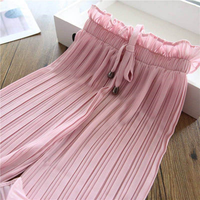 Pantalones Capri Anchos Casuales con Protección Antimosquitos para Niñas - Image 11