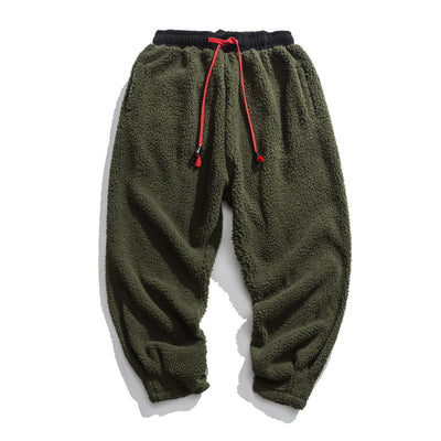 Pantalones de Lana de Cordero Gruesos y Cálidos para Hombre - Image 4