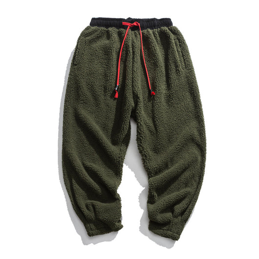 Pantalones de Lana de Cordero Gruesos y Cálidos para Hombre - Image 4
