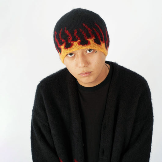Gorro de Invierno Degradado Llamas - Estilo Urbano y Personalidad - Image 11