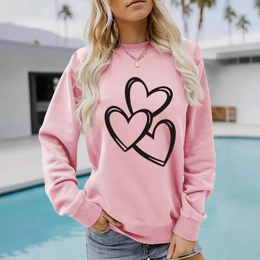 Sudadera Casual de Manga Larga para Mujer con Estampado - Image 10