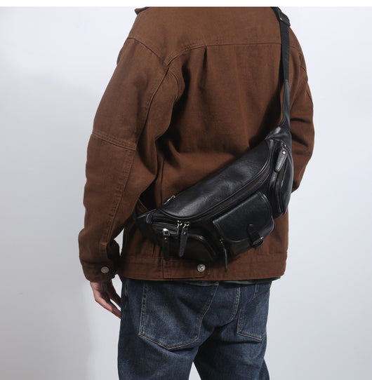 Mochila Bandolera de Cuero Premium para Viajes y Uso Diario - Image 17