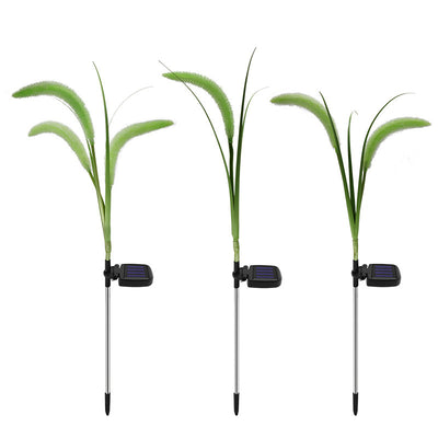 Lámpara Solar LED Decorativa con Pasto Artificial para Jardín - Image 19