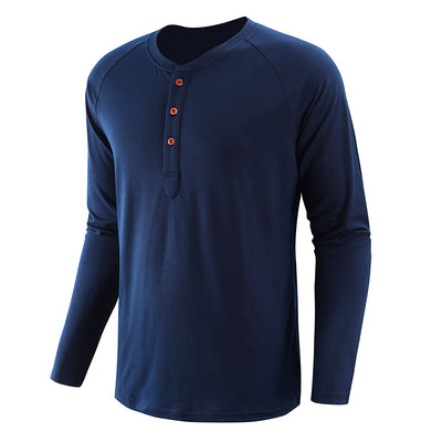 Camiseta Henley Grande para Hombre - Comodidad y Estilo - Image 16