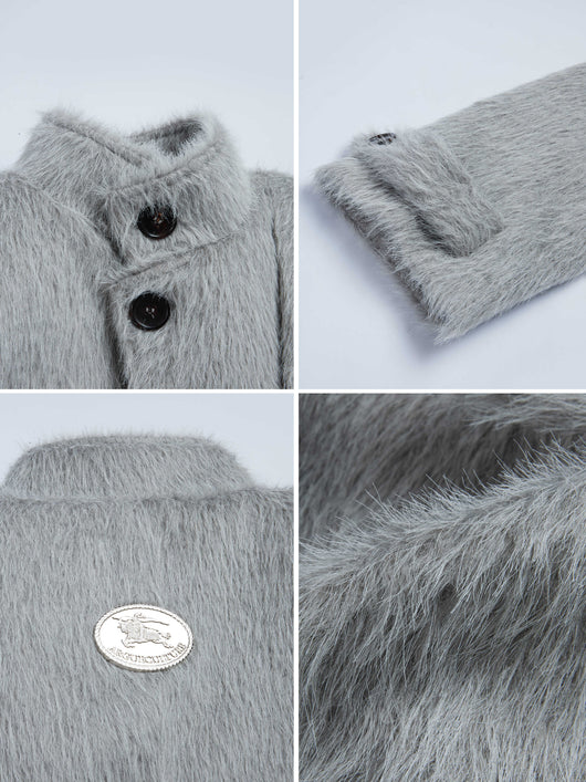 Abrigo Trench de Alpaca con Cintura Ajustable - Image 3