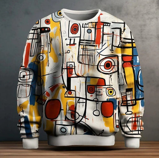 Sudadera con Capucha Graffiti para Hombre