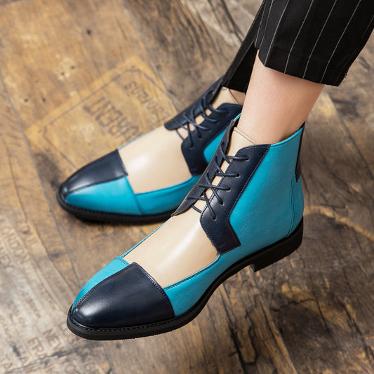 Zapatillas Altas Puntiagudas para Hombre - Estilo Casual Moderno