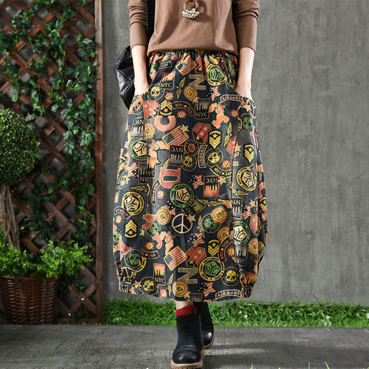 Falda Vaquera Midi Elástica Premium Corte A - Image 4