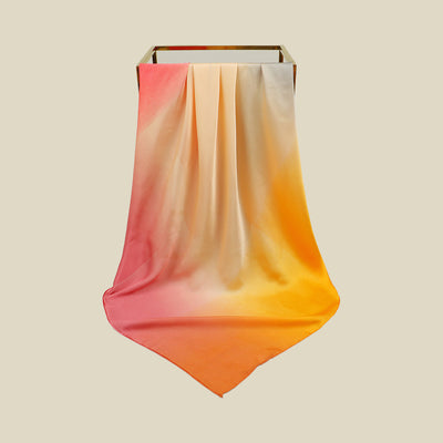 Pañuelo de Seda Artificial Degradado 90cm - Accesorio Versátil para Cualquier Estilo - Image 9