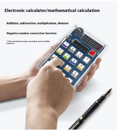 Kit DIY Calculadora con Microcontrolador de Chip Único y Pantalla Digital - Image 16