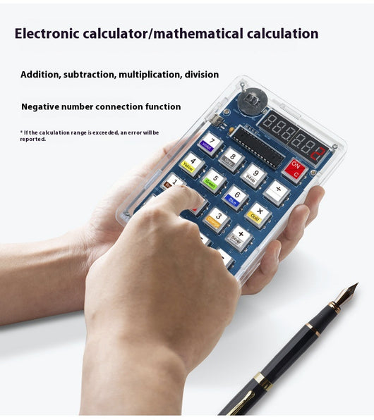 Kit DIY Calculadora con Microcontrolador de Chip Único y Pantalla Digital - Image 16