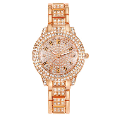 Reloj de Diamantes Digitales con Números Romanos y Brillantes para Mujer - Image 10