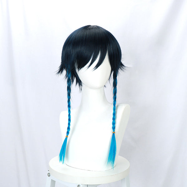 Peluca Trenzada Degradada Antideformación Estilo Cosplay