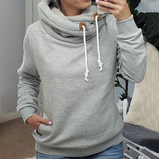 Sudadera con Capucha de Patchwork Estampada - Image 8