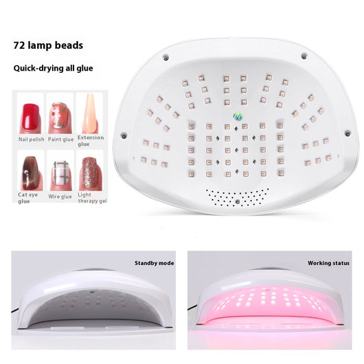 Lámpara de Luz Roja Profesional 320W con Doble Mano X18Max para Uñas - Image 5