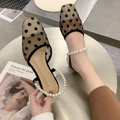 Pantuflas Baotou Abiertas para Mujer - Comodidad de Verano - Image 9