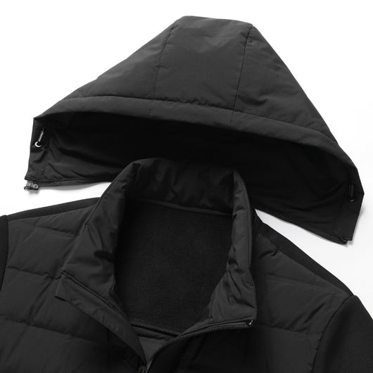 Chaqueta Acolchada de Plumón de Pato con Capucha - Image 3