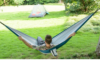 Hamaca Ultraligera Doble para Camping y Aventura al Aire Libre - Image 9