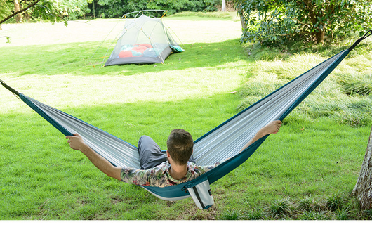 Hamaca Ultraligera Doble para Camping y Aventura al Aire Libre - Image 9